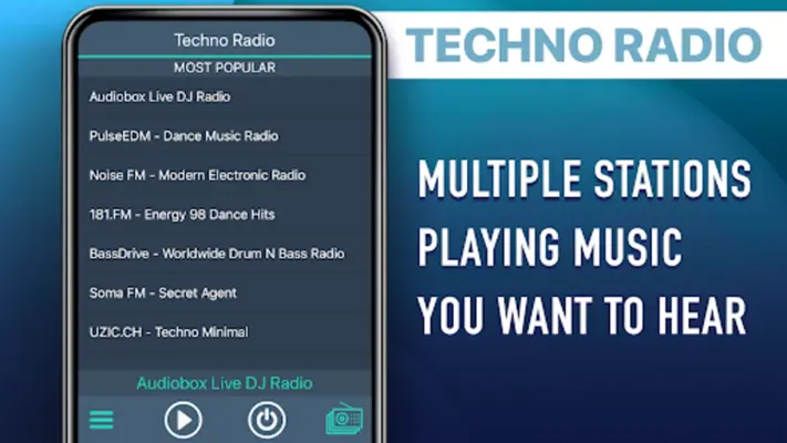 Techno Radio android App screenshot 0