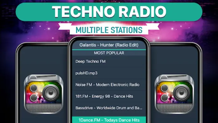 Techno Radio android App screenshot 2